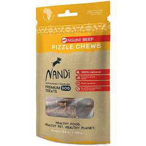 Nandi 狗零食推薦：Nandi 煙燻牛筋 Chews Nguni Beef Tendon 100g (NA038)