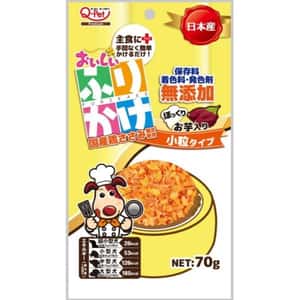 QPET 狗零食 日本Q-PET 狗小食 おいしいふりかけ 國產雞胸肉+番薯 70g