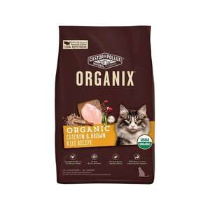 CASTOR & POLLUX (ORGANIX / PRISTINE) 貓糧 貓乾糧推薦：CASTOR & POLLUX ORGANIX 有機全貓糧 雞肉糙米配方 3lb
