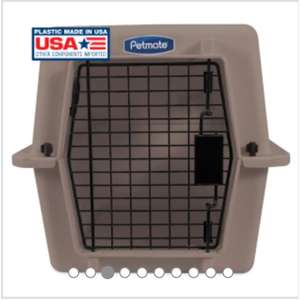 美國Petmate 健力時款運輸飛機籠 細碼 杏色 (16W*21L*15H) (21100) (圖片4)