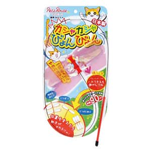 逗貓棒 貓玩具 日本Petz Route 鋼絲飛翔逗貓棒 3隻蜻蜓 90cm