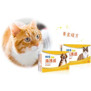 保健用品 Hi-Q pets 藻護盛 300mg 30顆膠囊 (貓犬用)