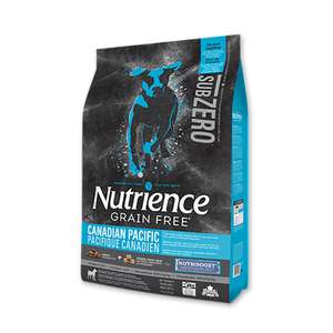狗糧推薦：Nutrience SUBZERO 無穀物狗糧 全犬配方 凍乾脫水鮮三文魚及鯡魚配七種魚 9kg
