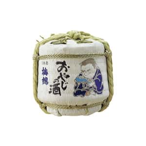 其他清酒 清酒 梅錦 おやじの酒 迷你菰樽 300ml