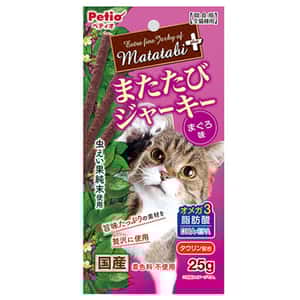 Petio 貓零食 Petio 貓零食 日本產 木天蓼 吞拿魚肉條 皮毛護理 Japan Skin&Coot Tuna Flavor Silwervlne Jerky Stick for cat (牛磺酸·DHA· EPA+) 25g (90602911)