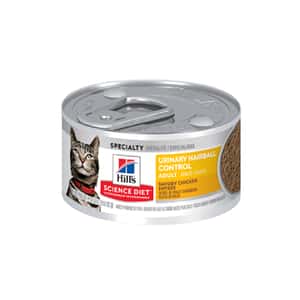 Hills 貓罐頭 Hills 貓罐頭 成貓泌尿道健康及去毛球配方 Adult Urinary Hairball Control 2.9oz (10138)