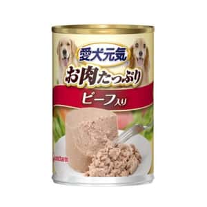 其他 狗零食 Unicharm 狗零食 日本狗罐頭 愛犬元氣 犬用 牛肉 375g