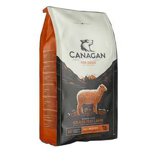 CANAGAN 原之選 狗糧推薦：CANAGAN原之選 狗糧 無穀物狗糧 放牧羊 標準粒 6kg (GML6)
