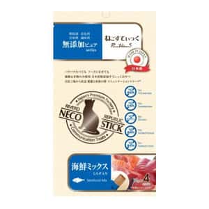 Riverd Republic 貓零食 Riverd Republic PureValue5 貓用無添加天然糕條小食 雜錦海鮮 12g*4本 (CTCJFW0127258)