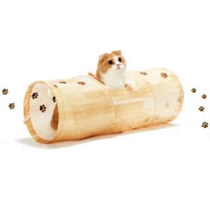 其他 貓玩具 日本猫壱 necoichi 貓咪趣味隧道 (木紋)