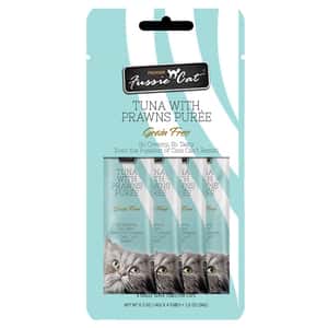 Fussie Cat 貓零食 Fussie Cat 貓零食 天然肉醬小食 吞拿⿂+彈彈⻁蝦醬 2oz (FUP-TP)