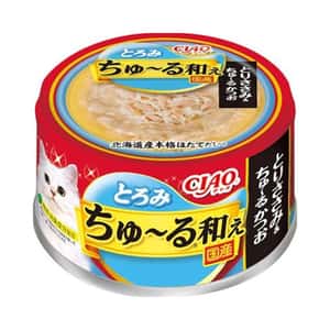 CIAO 貓罐頭 CIAO 貓罐頭 ちゅ〜る和え 雞肉+鰹魚 80g (紅藍) (A-202)