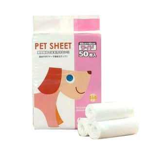 CoCoYo 狗尿墊 狗尿片 CoCoYo 日本抗菌型寵物尿墊 狗尿墊 狗尿片 粉紅 [60x45 M碼 50枚]