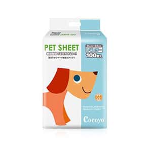CoCoYo 狗尿墊 狗尿片 CoCoYo 日本抗菌型寵物尿墊 狗尿墊 狗尿片 淺藍 [45x33 S碼 100枚]