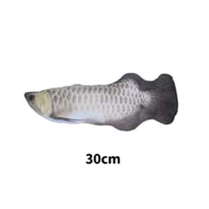 其他 貓玩具 貓咪柔軟舒服抱枕玩具 銀龍魚 小 - 開倉價優惠