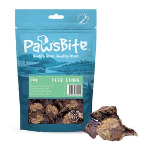 PawsBite PawsBite 貓狗零食 鹿肺粒 50g (40244)