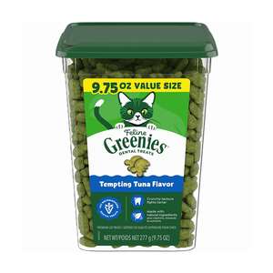 Greenies Feline貓齒靈 貓零食 貓貓潔齒餅 珍寶桶 吞拿魚味 9.75oz (10205276) (新舊包裝隨機發貨) (圖片3)