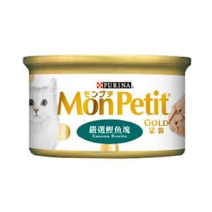 MonPetit 貓罐頭 MonPetit 貓罐頭 金裝系列 金裝鰹魚塊 85g (肉凍系列) (綠) (NE11638009)
