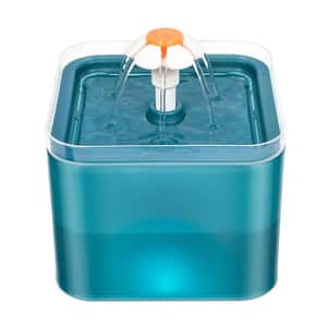 飲食用具 Billipets ⼩花寵物飲⽔器 27cm x 24cm x 18.3cm (顔色隨機) (NS-17072)