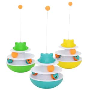 Billipets 嚴選不倒翁貓玩具 19.5cm直徑 x 19.5cm⾼ (顔色隨機) (NS-17076) (圖片3)