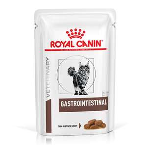 Royal Canin 處方糧 貓罐頭 貓濕糧推薦：Royal Canin 處方糧 法國皇家 貓濕糧 腸胃道系列 成貓腸胃處方袋裝濕糧 (肉汁) 85g (4004200)