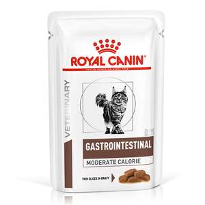 Royal Canin 處方糧 貓罐頭 貓濕糧推薦：Royal Canin 處方糧 法國皇家 貓濕糧 腸胃道系列 成貓腸胃處方袋裝濕糧 (適量卡路里肉汁) 85g (4004400)