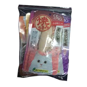 CIAO 貓零食 貓零食 CIAO 貓零食 日本烤雞胸肉 大包裝 30g [套裝1包10條] (停售)
