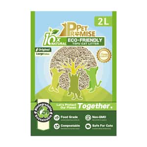 豆腐貓砂 Pet Promise毛孩承諾 天然玉米豆乳 豆腐貓砂 3.0 原味 2L - 原裝行貨