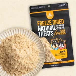 汪喵星球 貓零食狗零食 汪喵星球 凍乾 DogCatStar 冷凍乾燥原肉小零嘴 海味 旗魚鬆 50g (貓犬用) (SN557)