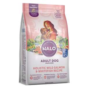 HALO 狗糧推薦：HALO 狗糧 成犬糧 野生白魚及三文魚配方 4lb