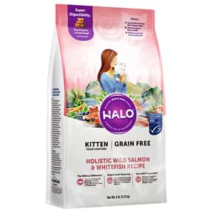 HALO 貓糧 HALO 貓糧 幼貓無穀糧 野生三文魚及白魚配方 3lb (34051)