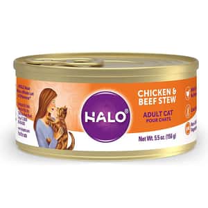 HALO 貓罐頭 HALO 貓罐頭 無穀雞肉及牛肉配方 5.5oz