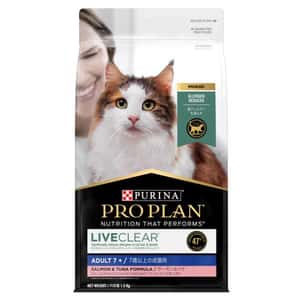 PROPLAN 冠能 貓糧 PURINA PROPLAN冠能 貓糧 舒敏系列 成貓7+配方 三文魚及吞拿魚 1.5kg (12444991)