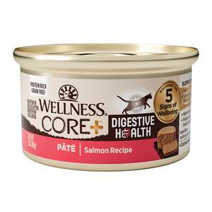 WELLNESS Core 貓罐頭 貓濕糧推薦：WELLNESS CORE 貓罐頭 消化易 三文魚配方 3oz (6126)