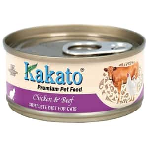 Kakato 貓罐頭 Kakato 主食罐 罐頭 雞肉及牛肉 70g (TD0763EIN)