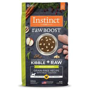 Instinct 本能 貓糧 貓乾糧推薦：Instinct 貓糧 本能 貓糧 無穀物生肉系列 雞肉(健康減重低脂) 10lb (658689)