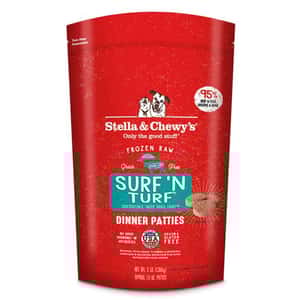 Stella and Chewys 狗糧 Stella & Chewy's 冷凍生肉狗糧 肉餅 海陸佳餚 牛肉及三文魚配方 6lb (FRST-6) (需冷藏)