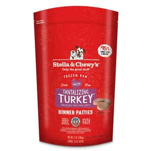 Stella and Chewys 狗糧 Stella & Chewy's 冷凍生肉狗糧 肉餅 火雞誘惑 火雞肉配方 6lb (FRT-6) (需冷藏)