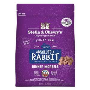Stella & Chewy's 貓糧 貓乾糧推薦：Stella & Chewy's 貓糧 冷凍生肉貓糧 兔肉肉粒 1lb (CAT-FRR-1.0) (需冷藏)