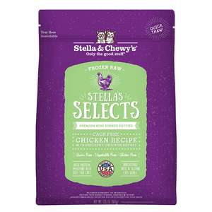 Stella & Chewy's 貓糧 貓乾糧推薦：Stella & Chewy's 貓糧 冷凍生肉貓糧 放養雞肉餅 1lb (CAT-SS-C-1.0) (需冷藏)