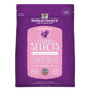 Stella & Chewy's 貓糧 貓乾糧推薦：Stella & Chewy's 貓糧 冷凍生肉貓糧 放養火雞配方 1lb (CAT-SS-T-1.0) (需冷藏)