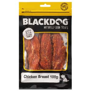BLACKDOG 狗零食 BLACKDOG 狗小食 天然澳洲雞胸塊 100g (BD-02104)