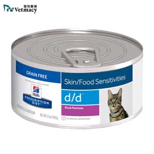 Hills 處方糧 貓罐頭 Hills 處方糧 貓罐頭 d/d 皮膚及食物敏感配方 鴨肉 5.5oz (5364)