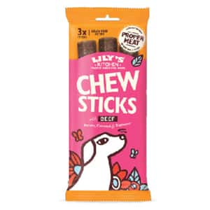 LILYs KITCHEN 狗零食 LILY'S KITCHEN 狗小食 牛肉咀嚼條 120g (DTCB12)