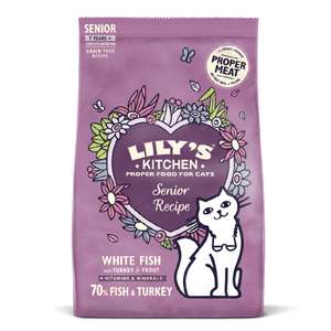 LILY'S KITCHEN 貓糧 貓乾糧推薦：LILY'S KITCHEN 貓糧 老貓專用糧 無穀物鮮魚 800g (BCDMM84)