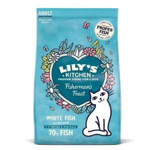 LILY'S KITCHEN 貓糧 貓乾糧推薦：LILY'S KITCHEN 貓糧 無穀物鮮味魚肉餐 2kg (BCDFF2KG)