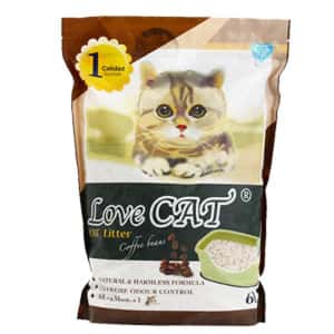 豆腐貓砂 LoveCAT 天然健康 豆腐貓砂 咖啡味 6L