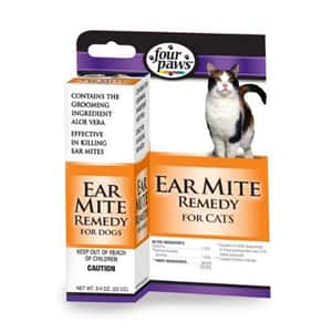 Four Paws 貓咪清潔美容用品推薦：Four Paws四爪 貓用耳水 護理系列 殺虱耳水 0.75oz (F1732)