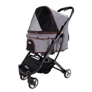 寵物車 IBIYAYA 寵物車 小速攜寵物推車 紳士灰 (IBI-FS1670-G)