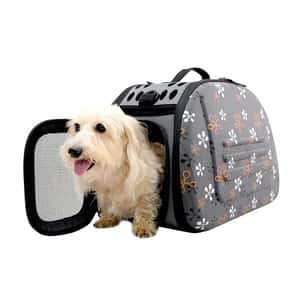 IBIYAYA IBIYAYA 寵物提包 輕巧折疊寵物提包 大象灰 (IBI-FC1007-G)